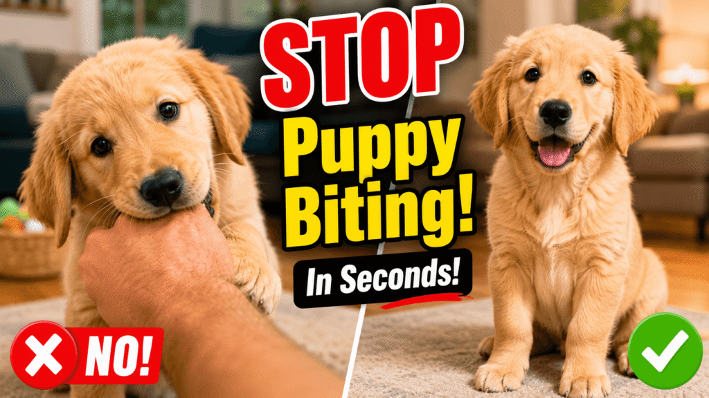 stop puppy biting